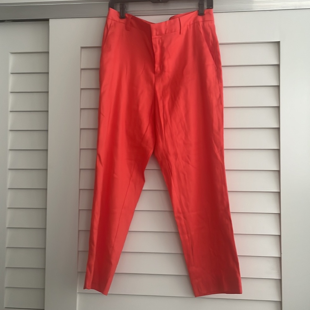 Banana republic Avery red color straight pants size 10